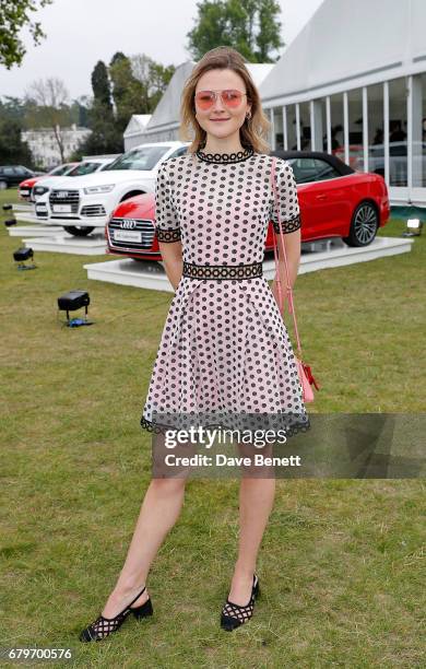 Amber Atherton attends the Audi Polo Challenge at Coworth Park on May 6, 2017 in Ascot, United Kingdom.