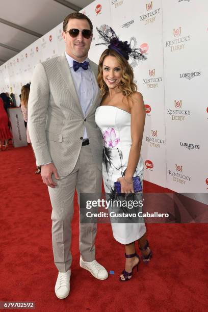 Jason Witten and Michelle Witten attend the 143rd Kentucky Derby at Churchill Downs on May 6, 2017 in Louisville, Kentucky.