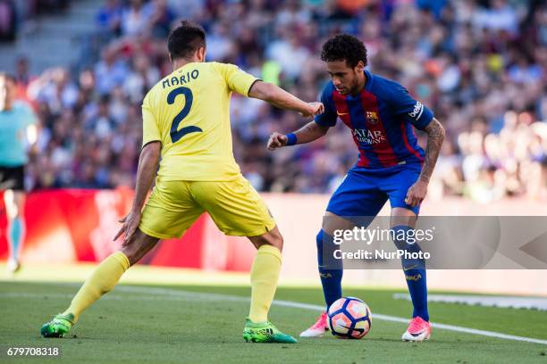 Neymar da Silva of FC Barcelona during the Spanish championship Liga football match between FC Barcelona vs Villareal at Camp Nou stadium on May 6,...