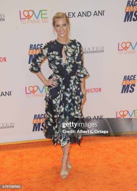 Actress Jessica Morris arrives for the 24th Annual Race To Erase MS Gala held at The Beverly Hilton Hotel on May 5, 2017 in Beverly Hills, California.