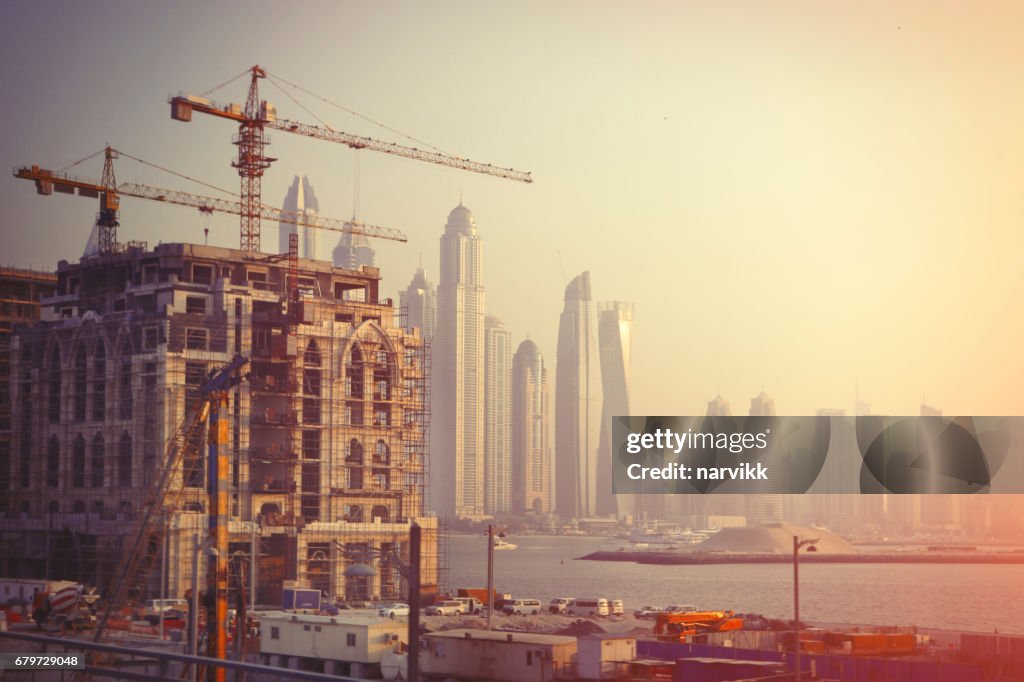 Construction development in Dubai