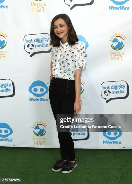 Actor Ashley Boettcher attends 'Celebrities To The Rescue!' at CBS Studios on May 6, 2017 in Los Angeles, California.