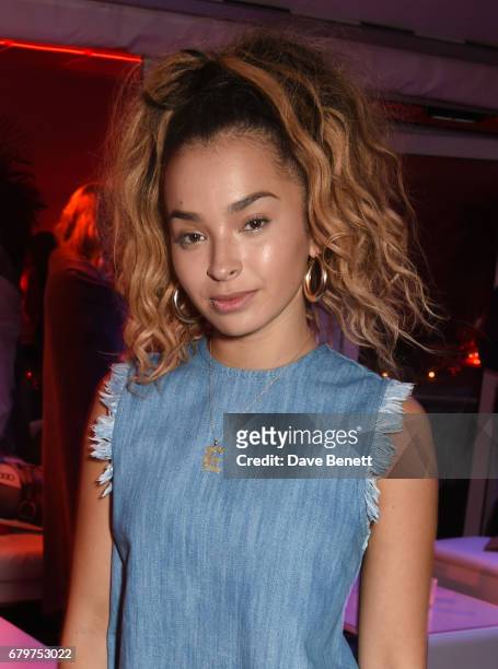 Ella Eyre attends the Audi Polo Challenge at Coworth Park on May 6, 2017 in Ascot, United Kingdom.