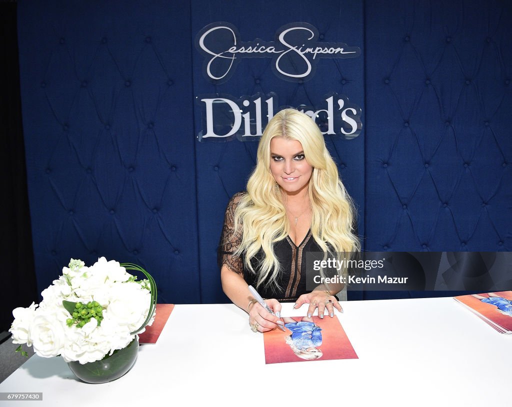 Jessica Simpson Hosts A Spring Style Event At Dillard's - Benefitting The Boys and Girls Clubs Of Waco, TX