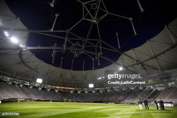 General view of Cuidad de La Plata Stadium prior to a match between Estudiantes and Boca Juniors as part of Torneo Primera Division 2016/17 at Ciudad...