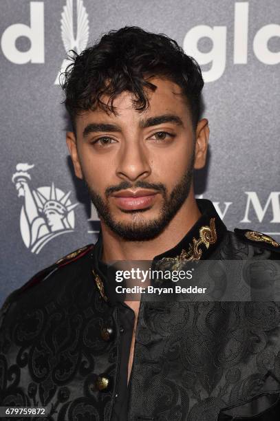 Nominee Laith De La Cruz attends 28th Annual GLAAD Media Awards at The Hilton Midtown on May 6, 2017 in New York City.