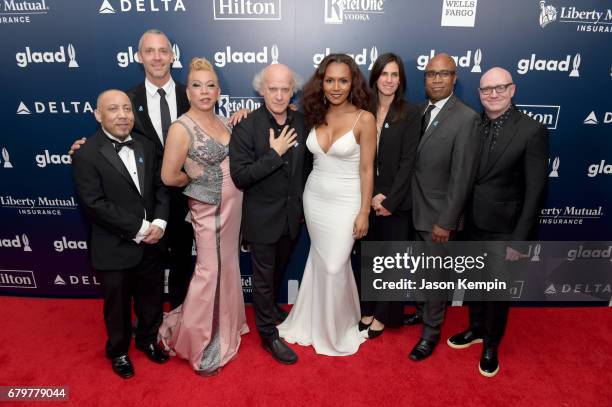 The cast and crew of HBO's The Trans List attends 28th Annual GLAAD Media Awards at The Hilton Midtown on May 6, 2017 in New York City.