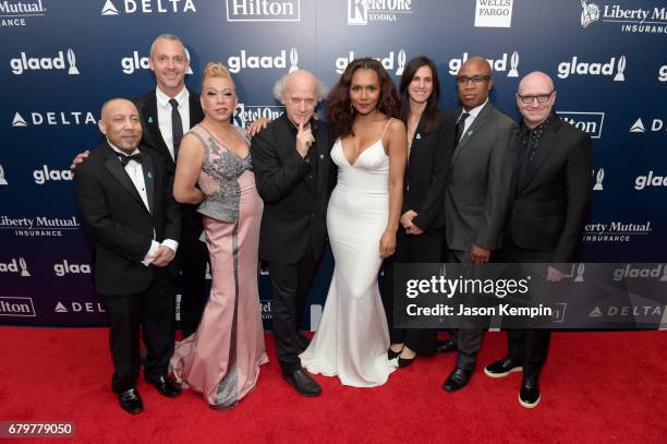 The cast and crew of HBO's The Trans List attends 28th Annual GLAAD Media Awards at The Hilton Midtown on May 6, 2017 in New York City.