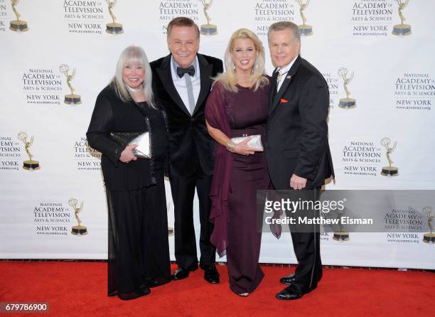 Lorri Scott, Marvin Scott, Rita Cosby, and Tomaczek Bednarek attend the 60th Anniversary New York Emmy Awards Gala at Marriott Marquis Times Square...