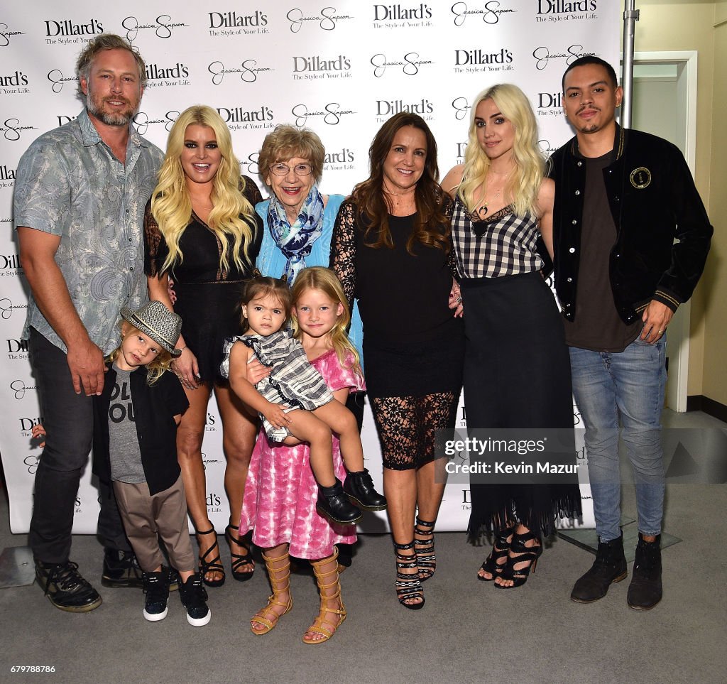 Jessica Simpson Hosts A Spring Style Event At Dillard's - Benefitting The Boys and Girls Clubs Of Waco, TX