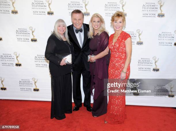 Lorri Scott, Marvin Scott, Rita Cosby, and Sarah Wallace attend the 60th Anniversary New York Emmy Awards Gala at Marriott Marquis Times Square on...