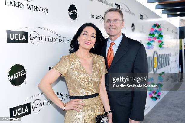 Of UCLA Hospital System Johnese Spisso and Ross Hartling attend UCLA Mattel Children's Hospital presents Kaleidoscope 5 on May 6, 2017 in Culver...