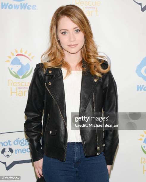 Actress Amanda Leighton attends Celebrities to the Rescue: Hollywood's Day of Community Service on May 6, 2017 in Studio City, California.