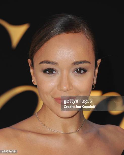 Actress Ashley Madekwe arrives at the Panthere De Cartier Party In LA at Milk Studios on May 5, 2017 in Los Angeles, California.