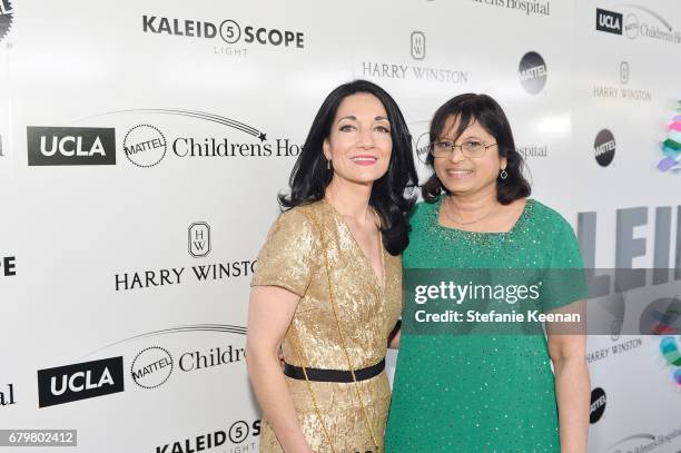 Of UCLA Hospital System Johnese Spisso and Dr Sherin Devaskar attend UCLA Mattel Children's Hospital presents Kaleidoscope 5 on May 6, 2017 in Culver...