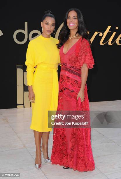 Brooklyn Sudano and Amanda Sudano arrive at the Panthere De Cartier Party In LA at Milk Studios on May 5, 2017 in Los Angeles, California.