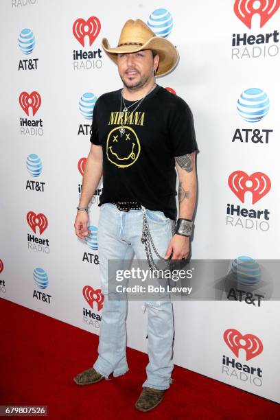 Singer Jason Aldean attends the 2017 iHeartCountry Festival, A Music Experience by AT&T at The Frank Erwin Center on May 6, 2017 in Austin, Texas.