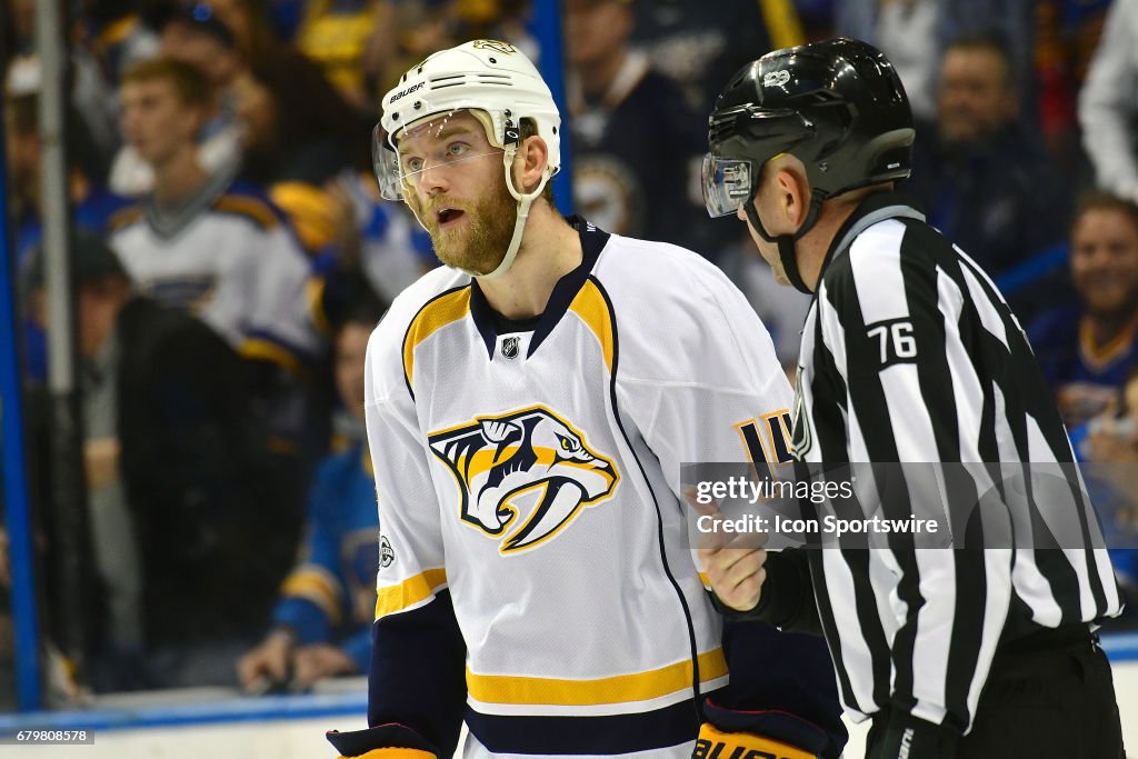 NHL: MAY 05 2nd Round Game 5 - Predators at Blues