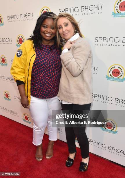 Actor Octavia Spencer and CEO of 20th Century Fox Stacey Snider attend City Year Los Angeles Spring Break on May 6, 2017 in Los Angeles, California.