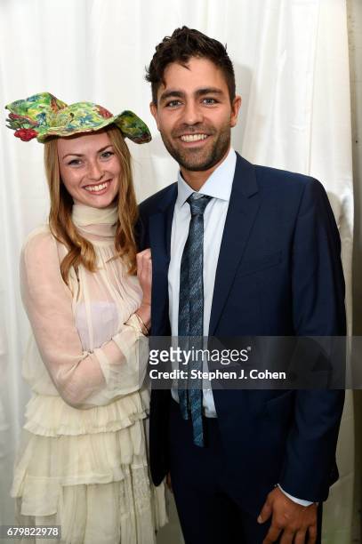 Adrian Grenier attend the 143rd Kentucky Derby at Churchill Downs on May 6, 2017 in Louisville, Kentucky.