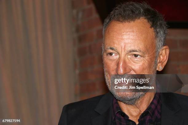 Singer/songwriter Bruce Springsteen attends the 2017 Kristen Ann Carr Fund "A Night To Remember" gala at Tribeca Grill on May 6, 2017 in New York...