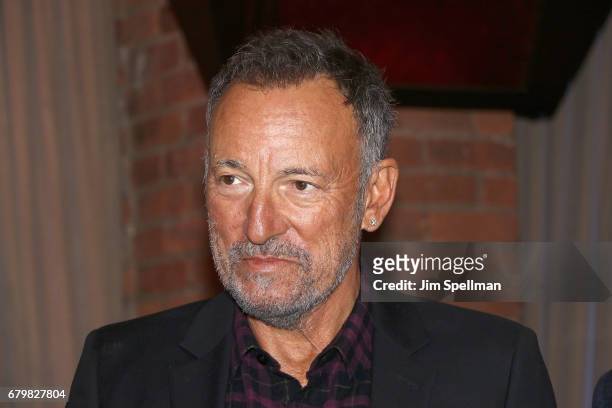 Singer/songwriter Bruce Springsteen attends the 2017 Kristen Ann Carr Fund "A Night To Remember" gala at Tribeca Grill on May 6, 2017 in New York...