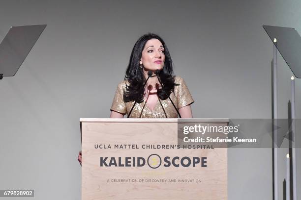 Of UCLA Hospital System Johnese Spisso speaks onstage during UCLA Mattel Children's Hospital presents Kaleidoscope 5 on May 6, 2017 in Culver City,...