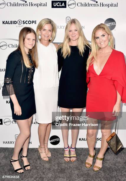 Charlotte Murray, co-chair Stephanie Booth Shafran, Ande Murray and Mary Alice Haney arrive at the UCLA Mattel Children's Hospital presents...