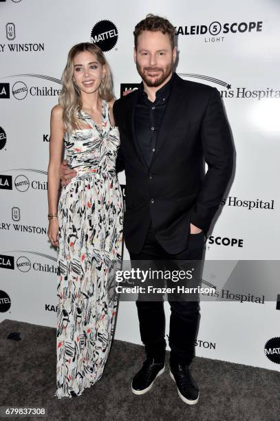 Alexandra Lenas and honoree Sean Parker attend UCLA Mattel Children's Hospital's Kaleidoscope 5 at 3LABS on May 6, 2017 in Culver City, California.