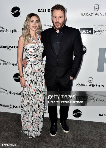 Alexandra Lenas and honoree Sean Parker attend UCLA Mattel Children's Hospital's Kaleidoscope 5 at 3LABS on May 6, 2017 in Culver City, California.