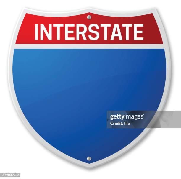 Interstate Road Sign High-Res Vector Graphic - Getty Images