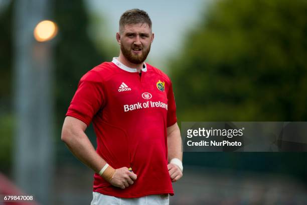 Darren O'Shea of Munster during the Guinness PRO12 rugby match between Munster Rugby and Connacht Rugby at Thomond Park Stadium in Limerick, Ireland...