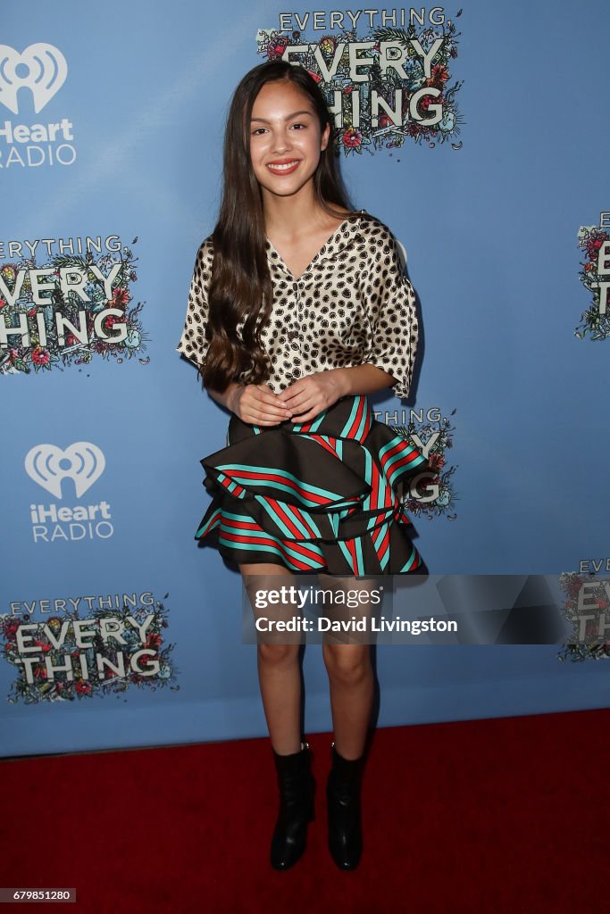 Screening Of Warner Bros. Pictures' "Everything, Everything" - Arrivals