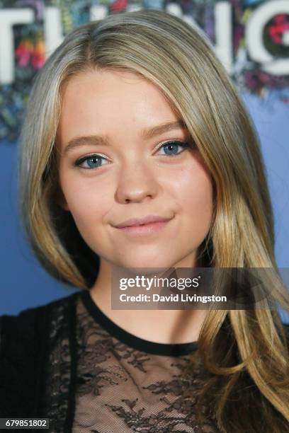 Actress Jade Pettyjohn attends the screening of Warner Bros. Pictures' "Everything, Everything" at the TCL Chinese Theatre on May 6, 2017 in...