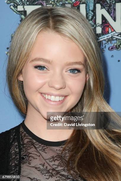 Actress Jade Pettyjohn attends the screening of Warner Bros. Pictures' "Everything, Everything" at the TCL Chinese Theatre on May 6, 2017 in...