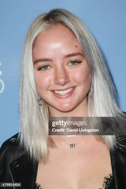 Maddi Bragg attends the screening of Warner Bros. Pictures' "Everything, Everything" at the TCL Chinese Theatre on May 6, 2017 in Hollywood,...