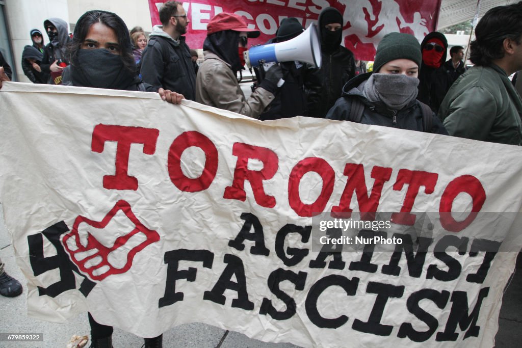 Rally against Islam, Muslims, and Sharia Law in Toronto