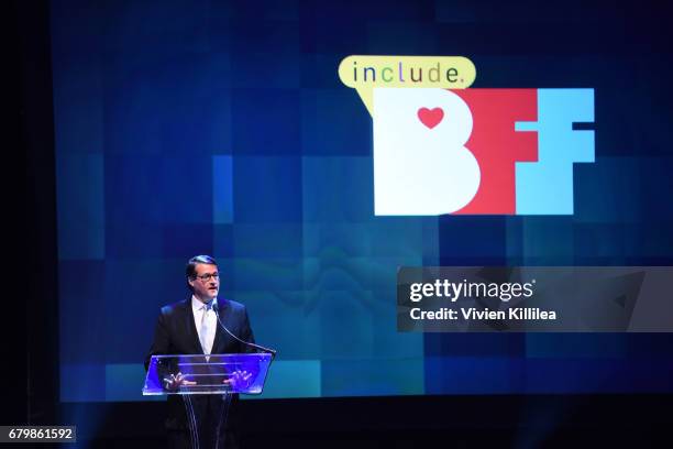 Sean Wolfington speaks at the 3rd Annual Bentonville Film Festival on May 6, 2017 in Bentonville, Arkansas.