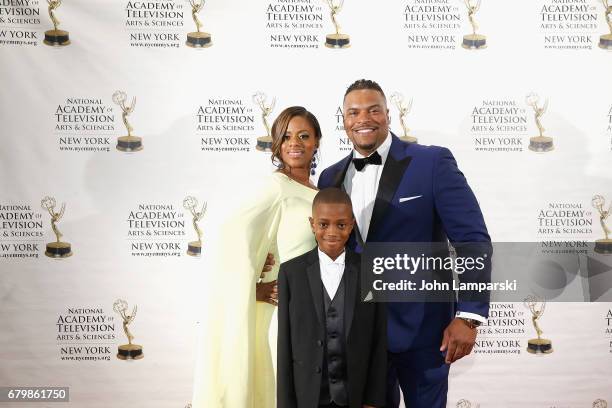 Nicole johnson and Sean Ringgold attend 60th Anniversary New York Emmy Awards Gala at Marriott Marquis Times Square on May 6, 2017 in New York City.