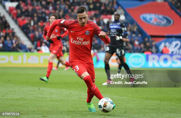 Julian Draxler of PSG during the French Ligue 1 match between Paris Saint-Germain and SC Bastia at Parc des Princes stadium on May 6, 2017 in Paris,...