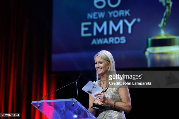 Alice Gainer attends 60th Anniversary New York Emmy Awards Gala at Marriott Marquis Times Square on May 6, 2017 in New York City.