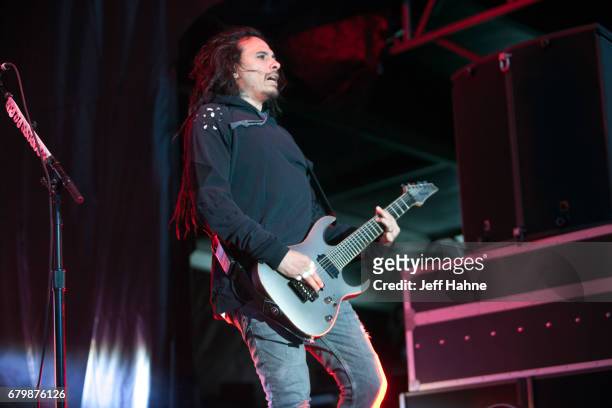 Guitarist James "Munky" Shaffer of Korn performs during Carolina Rebellion at Charlotte Motor Speedway on May 6, 2017 in Charlotte, North Carolina.
