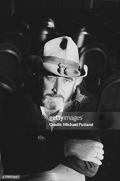 American country singer and songwriter Don Williams, 1989.