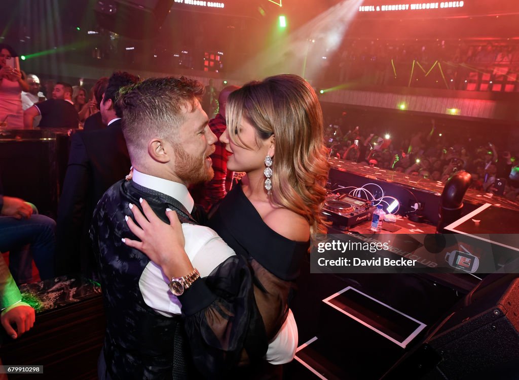 Canelo Alvarez Celebrates At JEWEL Nightclub Inside ARIA For Official After-Fight Party