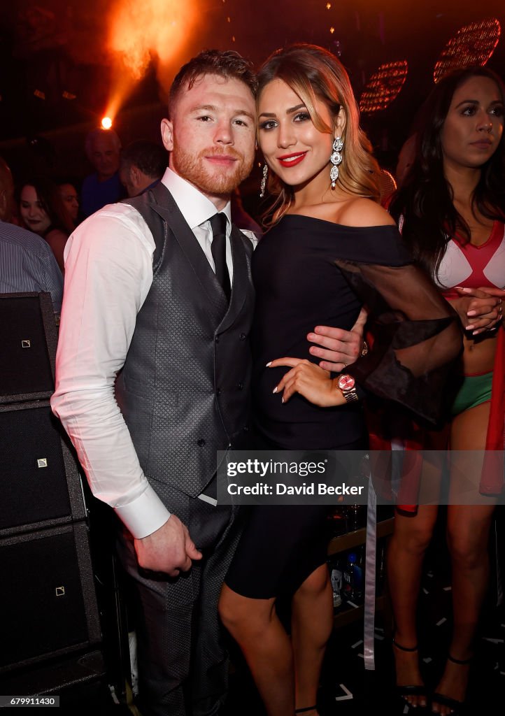 Canelo Alvarez Celebrates At JEWEL Nightclub Inside ARIA For Official After-Fight Party
