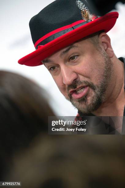 Joey Fatone attends the 143rd Kentucky Derby at Churchill Downs on May 6, 2017 in Louisville, Kentucky.