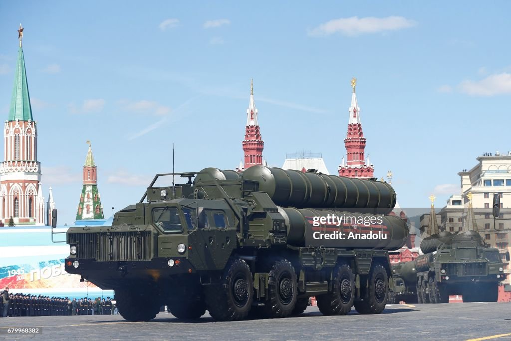 Rehearsal victory parade 72nd anniversary of the World War II