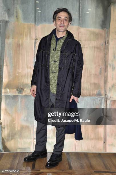 Filippo Timi while attending the Prada Resort 2018 Womenswear Show in Osservatorio on May 7, 2017 in Milan, Italy.