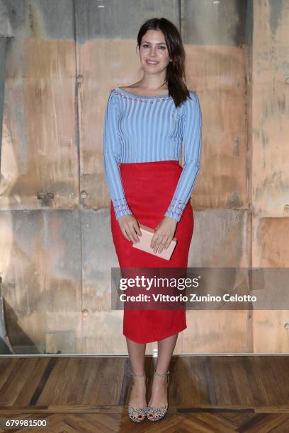 Dasha Zhukova while attending the Prada Resort 2018 Womenswear Show in Osservatorio on May 7, 2017 in Milan, Italy.