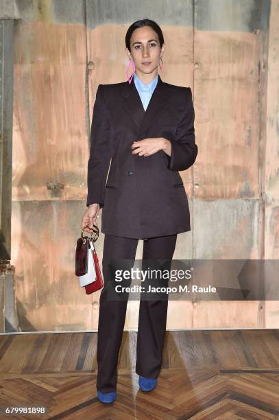 Delfina Delettrez Fendi while attending the Prada Resort 2018 Womenswear Show in Osservatorio on May 7, 2017 in Milan, Italy.